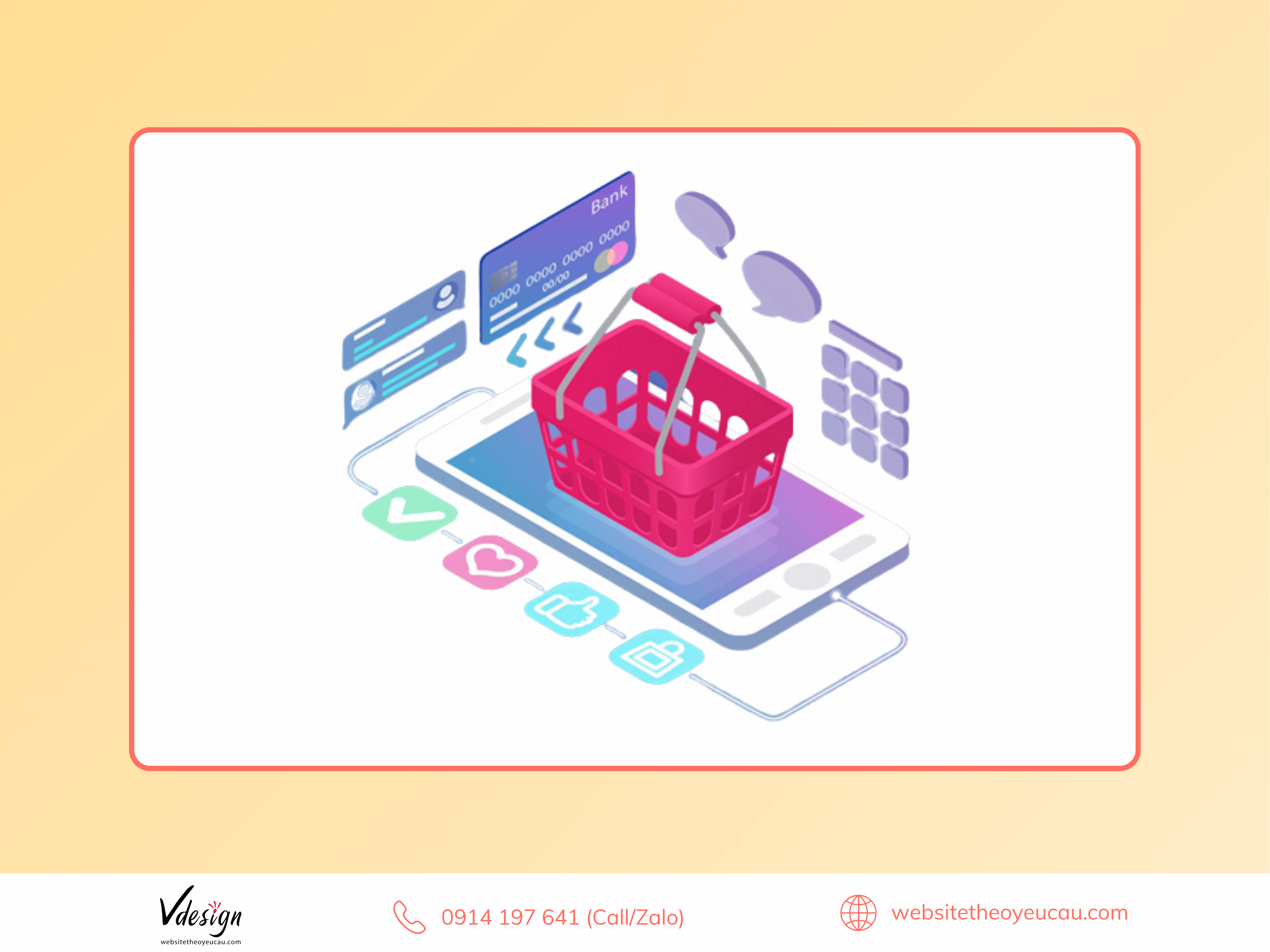 Website bán hàng đóng vai trò trung tâm kết nối marketing – bán hàng – chăm sóc khách hàng; doanh nghiệp quản lý toàn bộ hành trình khách hàng chỉ trên một nền tảng duy nhất.