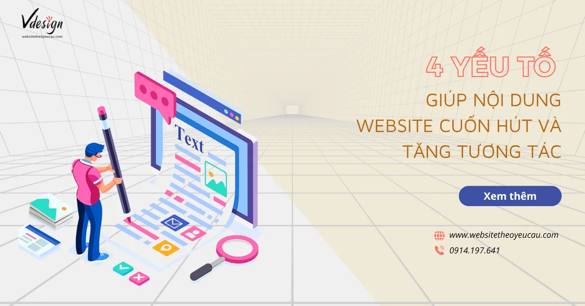 4 yếu tố giúp nội dung website cuốn hút và tăng tương tác