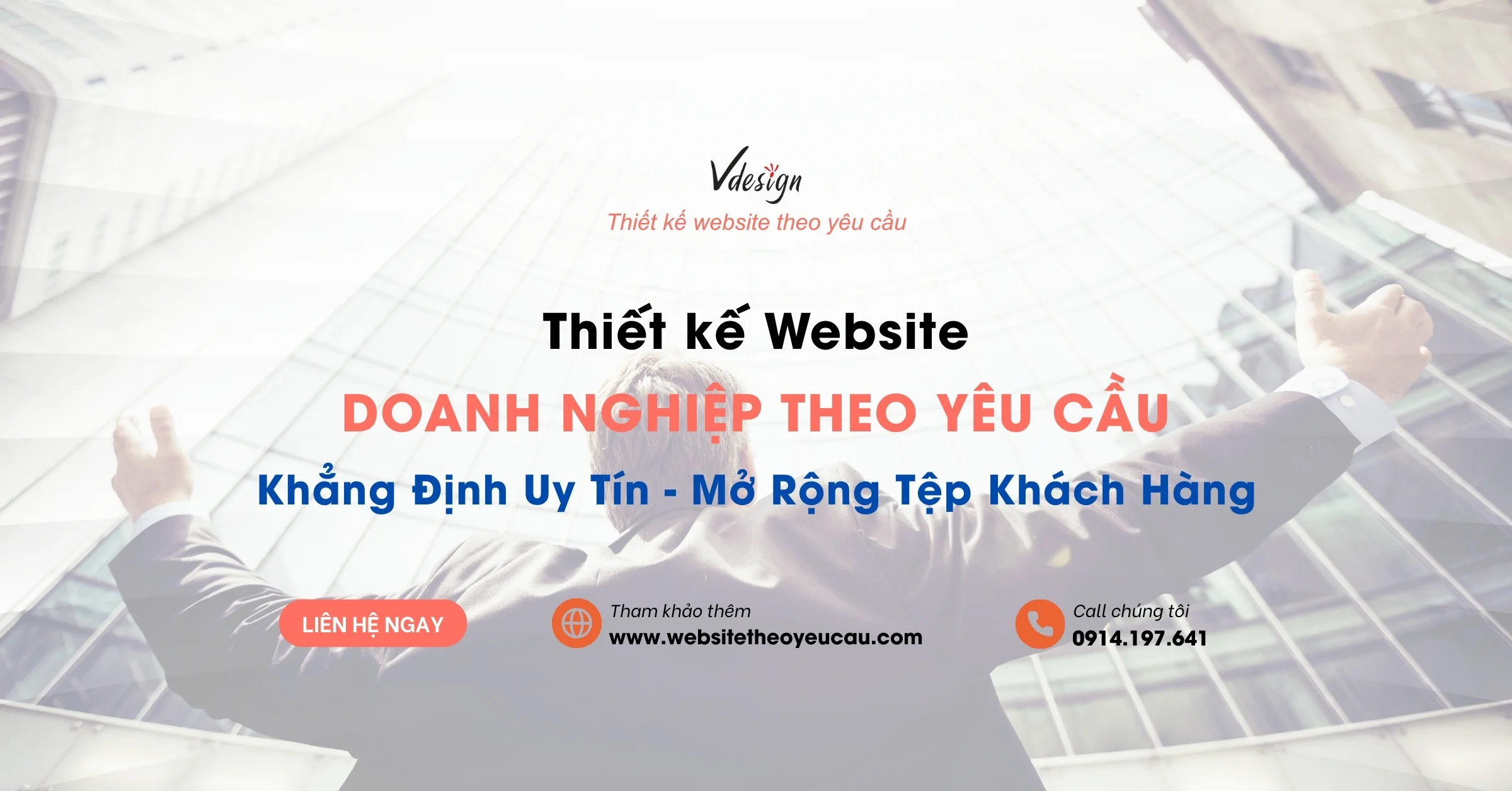 Thiết kế Website Doanh Nghiệp theo yêu cầu - Code Tay, Độc Quyền & Bảo Hành Trọn Gói | Công ty VDesign