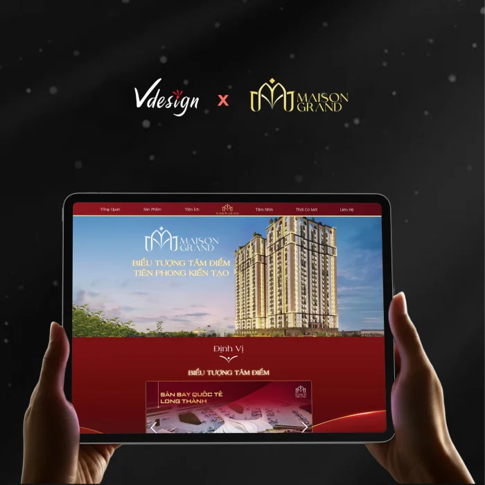 Dự Án Landing Page MAISON GRAND