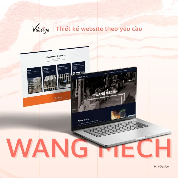 Dự Án Landing Page WANG MECH